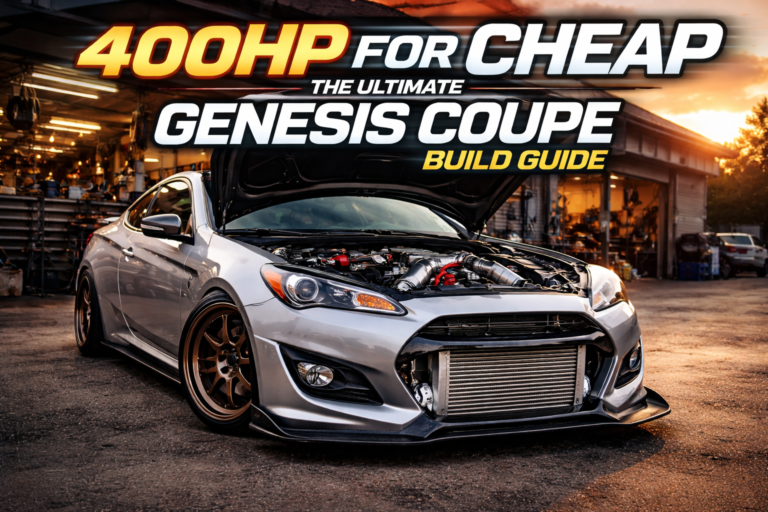 400HP for Cheap: The Ultimate Genesis Coupe Build Guide