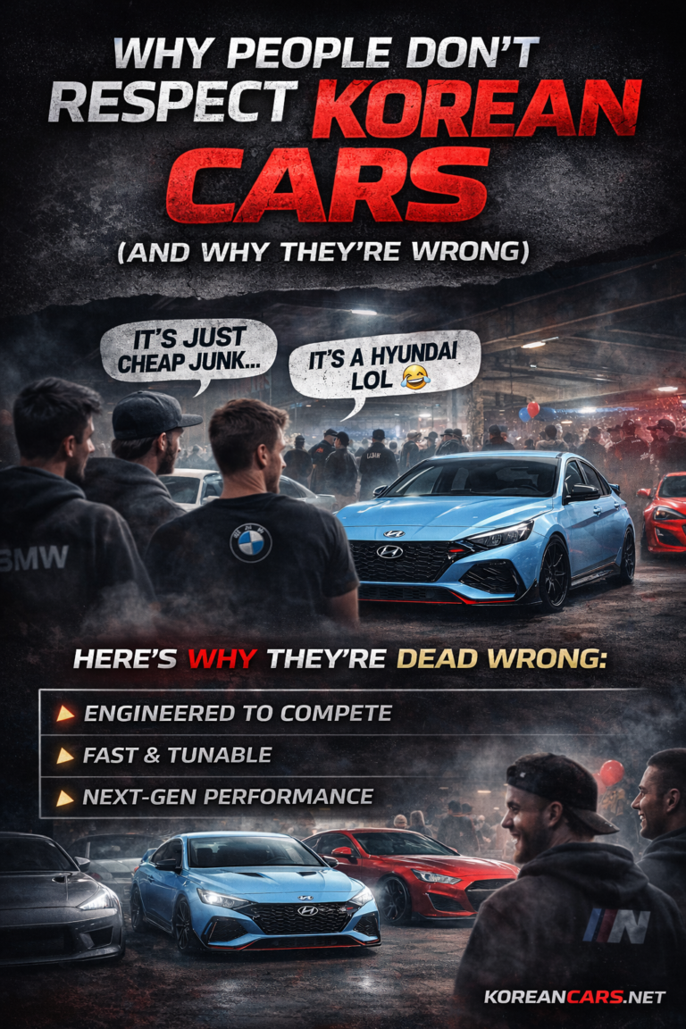 Why People Don’t Respect Korean Cars (And Why They’re Wrong)