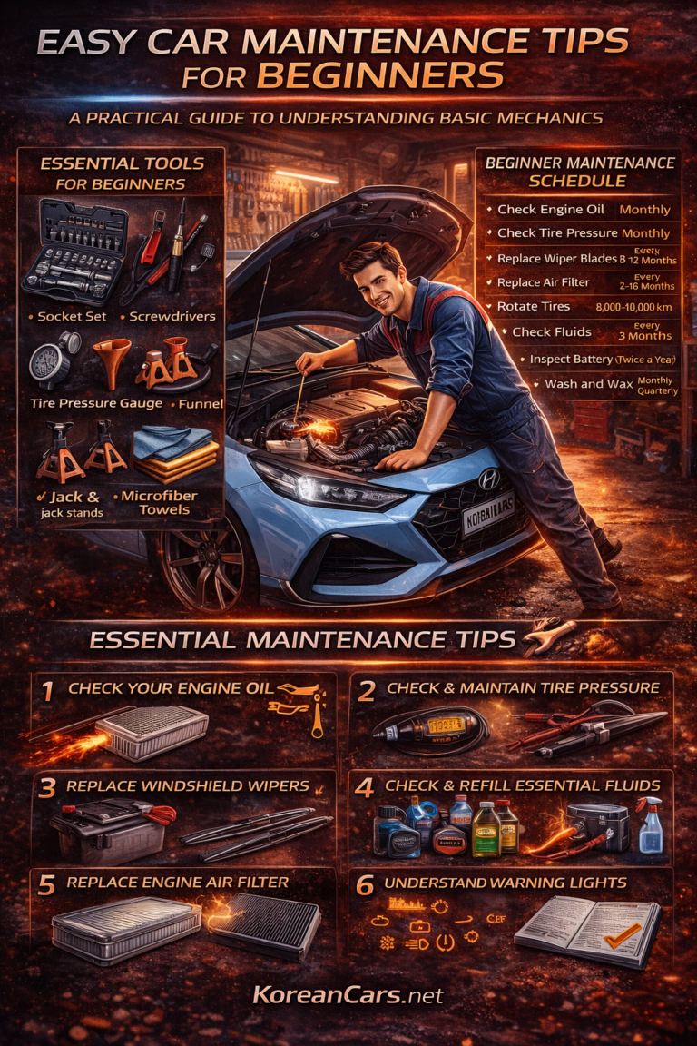 Easy Car Maintenance Tips for Beginners: A Practical Guide to Understanding Basic Mechanics