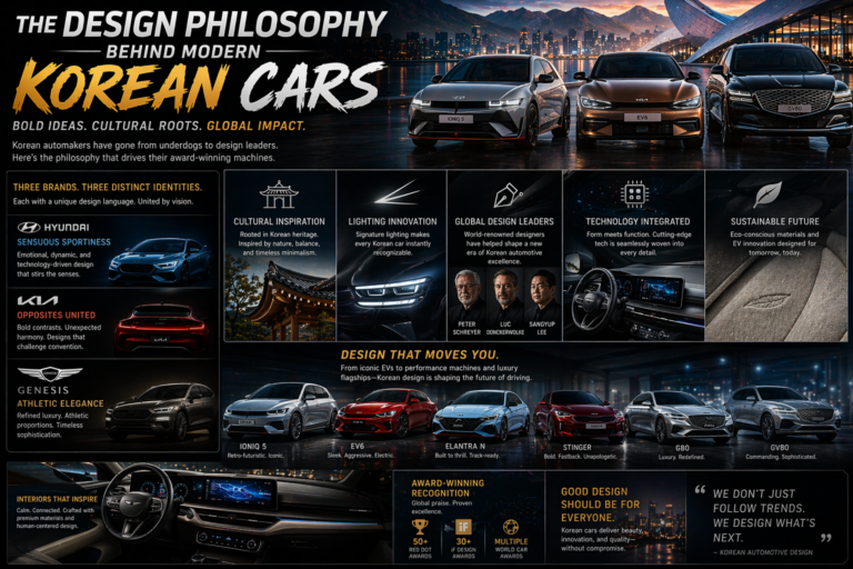 The Design Philosophy Behind Modern Korean Cars