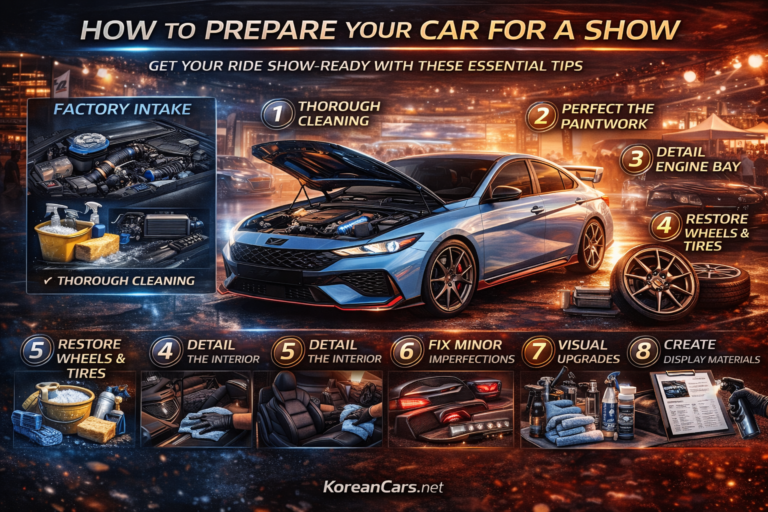 How to Prepare Your Car for a Show