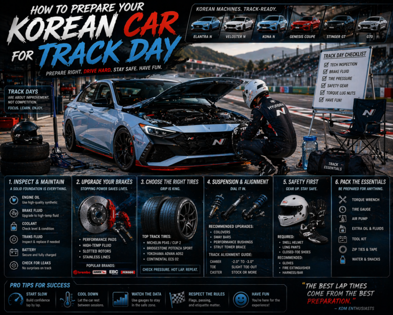 How to Prepare Your Korean Car for a Track Day
