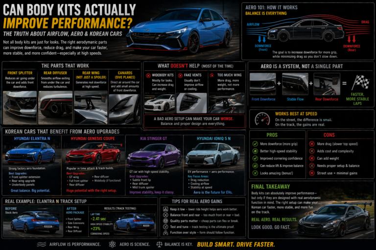 Can Body Kits Actually Improve Performance? (Airflow, Aero, and Korean Cars)