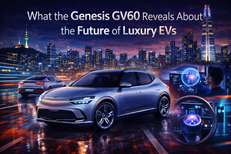What the Genesis GV60 Reveals About the Future of Luxury EVs