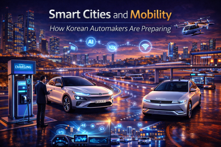 Smart Cities and Mobility: How Korean Automakers Are Preparing