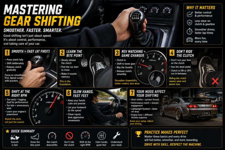 Mastering Gear Shifting: Tips to Drive Smoother, Faster, and Smarter