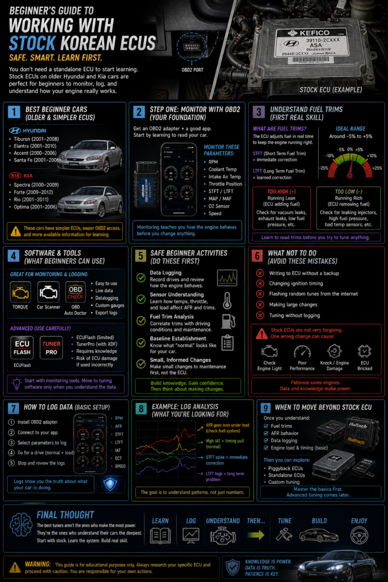 Beginner’s Guide to Working with Stock Korean ECUs (Hyundai & Kia)