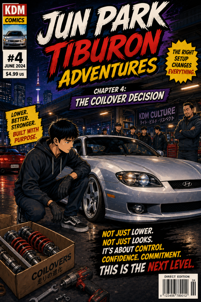 Jun Park – Tiburon Adventures – Chapter 4: The Coilover Decision