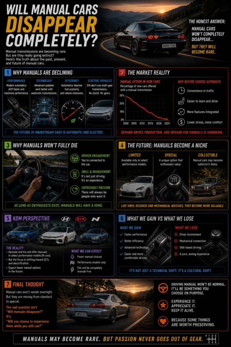 Will Manual Cars Disappear Completely?