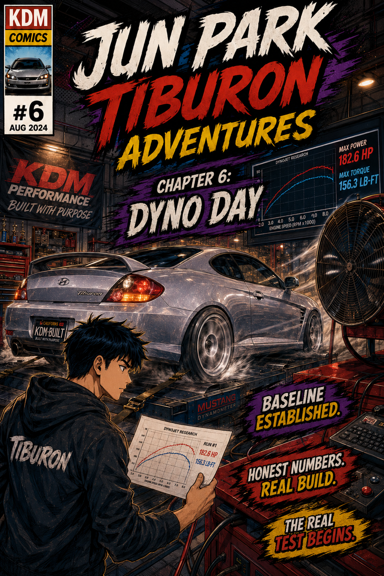 Jun Park Tiburon Adventures – Chapter 6: Dyno Day