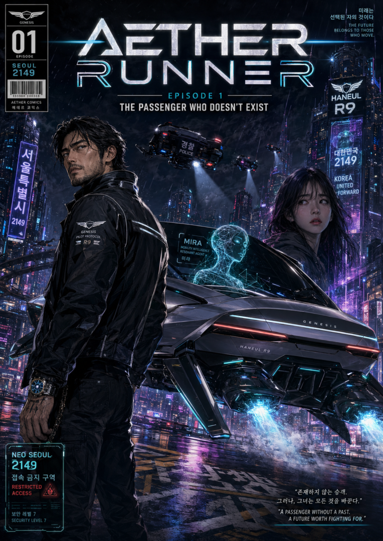 AETHER RUNNER – Episode One: “The Passenger Who Doesn’t Exist”