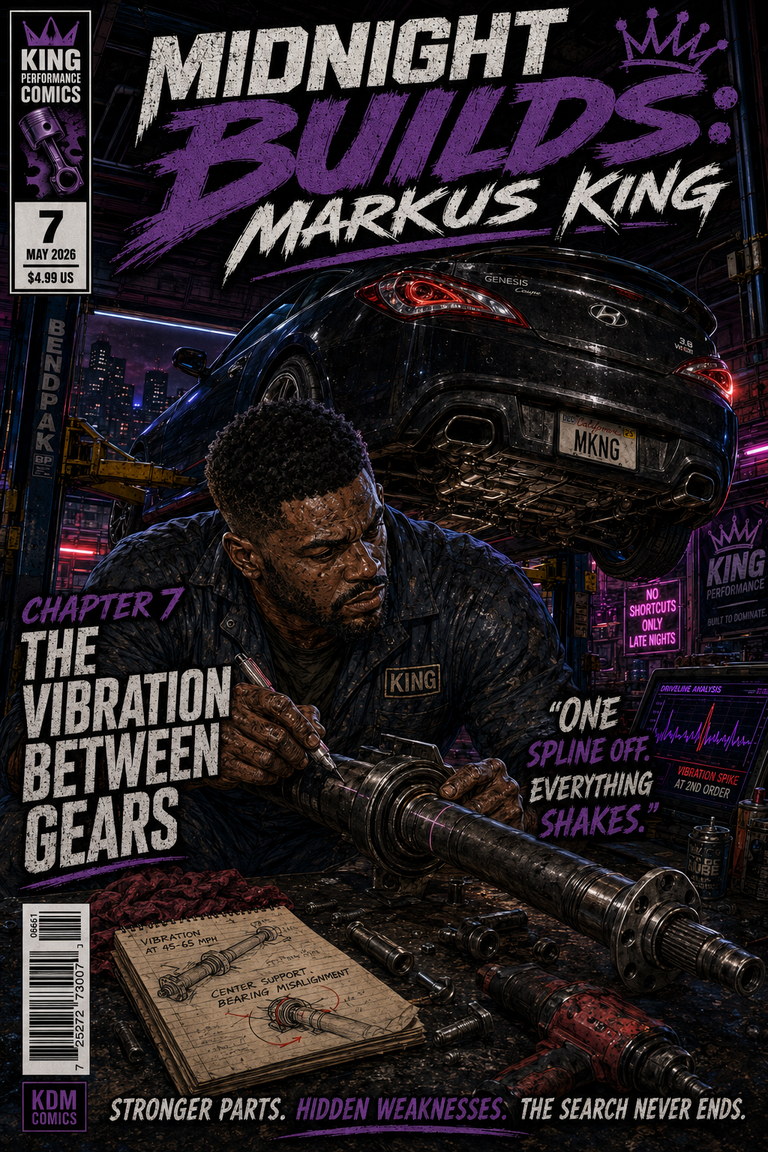 Midnight Builds: Markus King – Chapter 7 — The Vibration Between Gears