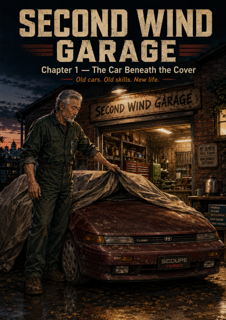 SECOND WIND GARAGE – Chapter 1 — The Car Beneath the Cover